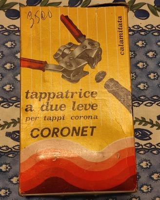 tappatrice coronet per tappi corona