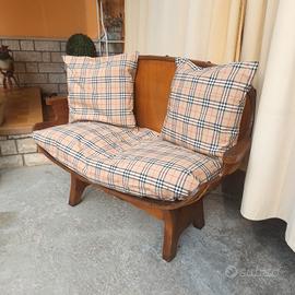 divanetto in legno