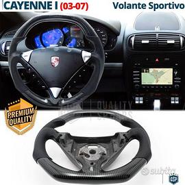 VOLANTE Sportivo Porsche Cayenne 1 Carbonio Pelle