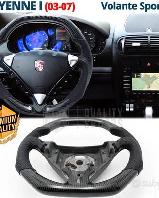 VOLANTE Sportivo Porsche Cayenne 1 Carbonio Pelle