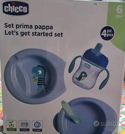 Set prima pappa della CHICCO 6+ mesi blu
