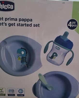Set prima pappa della CHICCO 6+ mesi blu
