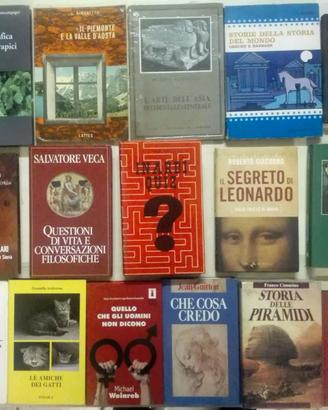 Libri a scelta {A 30} Saggi vari (Nuovo/Come Nuovo