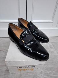 Scarpe ballo vernice uomo Trussardi Mocassino 43