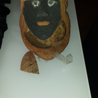 Scultura di scimmia
