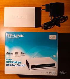 Switch TP-LINK TL-SF1008D 8 porte 10/100 Mbps