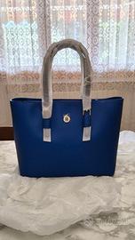 Borsa Tommy Hilfiger NUOVA blu cobalto