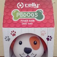 Celly PBDOGS powerbank 2600 mAh forma di cagnolino
