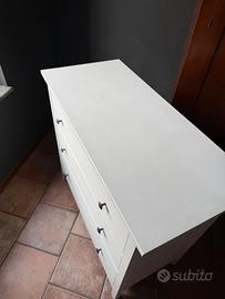 Cassettiera IKEA HEMNES bianca 3 cassetti