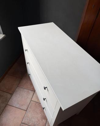 Cassettiera IKEA HEMNES bianca 3 cassetti