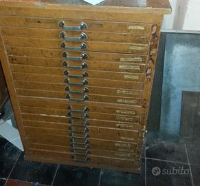 Cassettiera tipografica