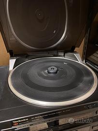 impianto stereo Technics con Giradischi 