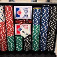 Poker set 500 fiches nuovo