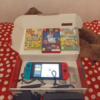Switch come nuova con 3 giochi inclusi