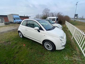 Fiat 500 bianca