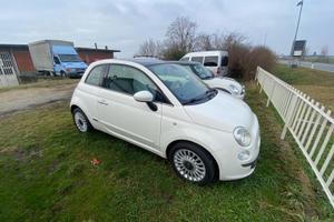 Fiat 500 bianca