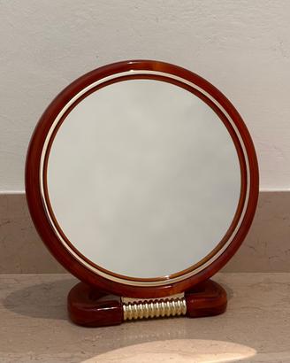Specchio ingrandimento con maniglia per il trucco