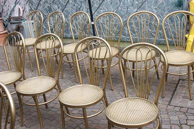 sedie vienna colore oro