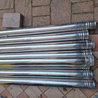 Tubi scarico fumi calda acciaio inox