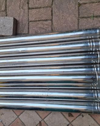 Tubi scarico fumi calda acciaio inox