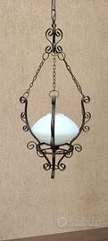 Lampadario in ferro 