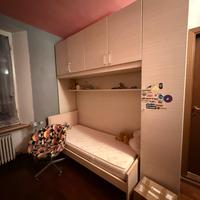 Cameretta bambina finto legno/rosa