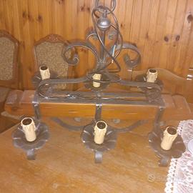 lampadario per taverna  più clip