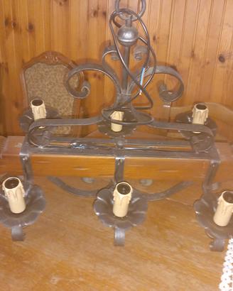 lampadario per taverna  più clip