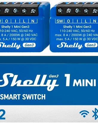 Shely 1 Mini Gen 3, interruttore intelligente rel