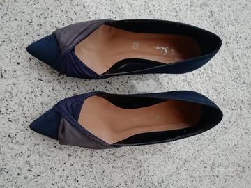 Scarpe decoltè tacco 6 cm num 37