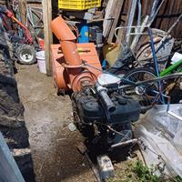 motocoltivatore con fresa neve