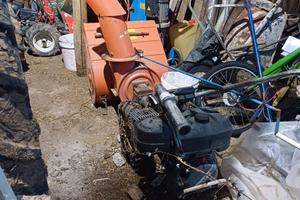 motocoltivatore con fresa neve