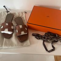 SANDALI ORAN HERMES 100% ORIGINALI CON SCATOLA
