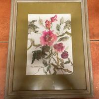 Quadro Santo Pizzamiglio fiori e rovi