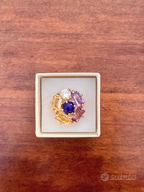 Anello regolabile con mix di pietre