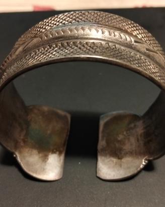 bracciale argento antico etnico