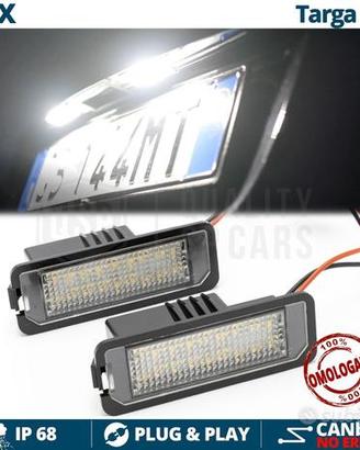 Placchette LED Luci TARGA PER VW Fox CANbus 6.500K