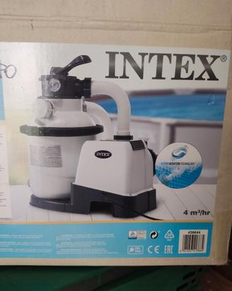 Pompa piscina Intex Filtro a Sabbia Krystal Clear