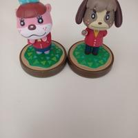 Statuette Amiibo Animal Crossing Casimira e Fofò
