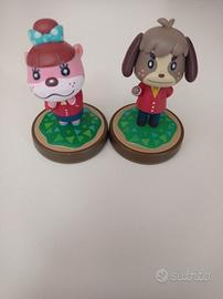 Statuette Amiibo Animal Crossing Casimira e Fofò