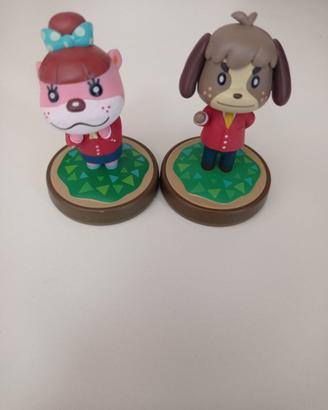Statuette Amiibo Animal Crossing Casimira e Fofò