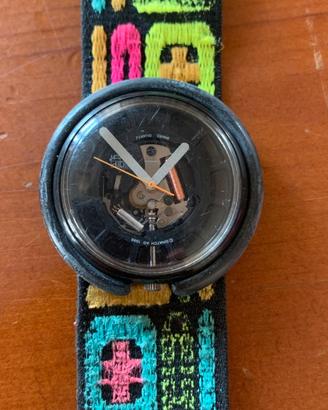 Swatch Pop vintage anni 90 cinturino in tessuto