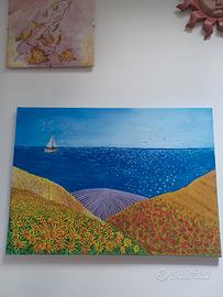 Quadro mare "riflessi marini"