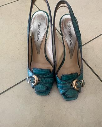 Decollete verdi  Emporio armani