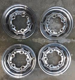 4 cerchi Porsche 356 VW Maggiolino ovalino 5,5x15