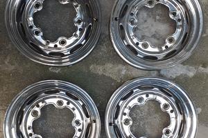 4 cerchi Porsche 356 VW Maggiolino ovalino 5,5x15