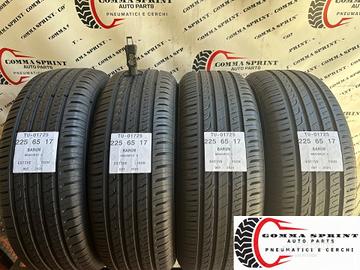 4 PNEUMATICI 225/65/17 BARUM ESTIVE 95%