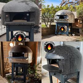 FORNO PIZZA PROFESSIONALE A  LEGNA O GAS