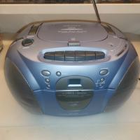 Stereo portatile Radio/CD Cassette +CD