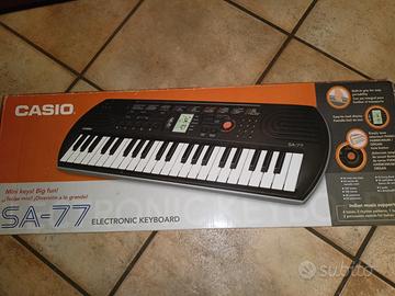 Pianola Casio , Mini Tastiera  SA-77 con 44 tasti